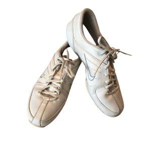Nike Air Womens 8 Mix Down 2 White Leather Cheer Dance Shoes 519933-100